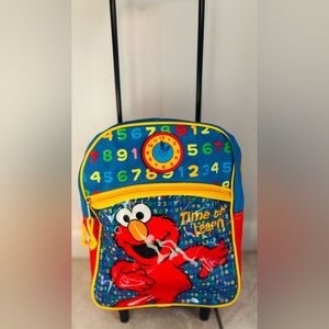Sesame Street Elmo Rolling Backpack